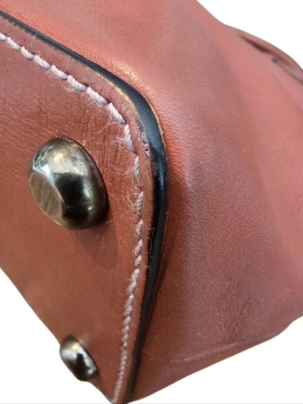 Marc Jacobs Vintage Leather Kisslock  Satchel-Dr Bag  w/ Dustbag in EUC